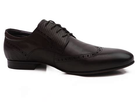Men Coffee Textured Derby Formal Shoes – ShoeTree