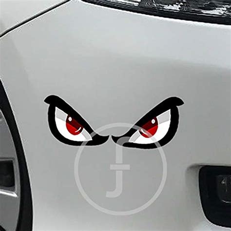 fingerz No Fear Augen Eyes Car Bike Stickers and Decals Accessories 3D ...