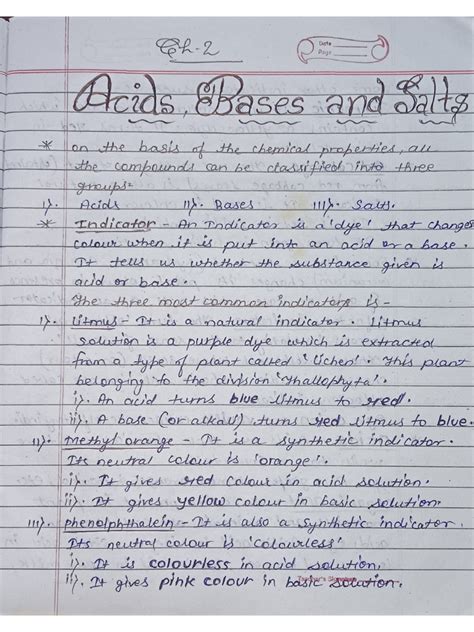 Acid-Base Class 10 的图像结果