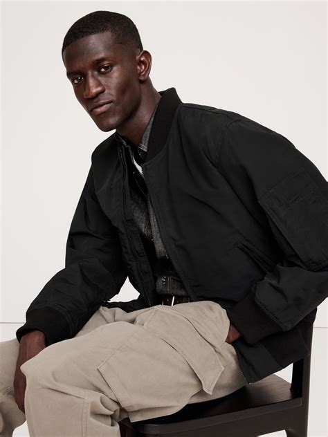 Water-Resistant Bomber Jacket | Banana Republic