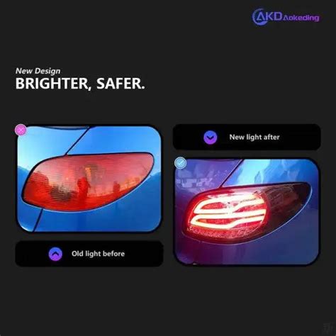 Peugeot 206 Tail Lights 2004-2008 206CC LED Tail lamp light 207 LED DRL ...