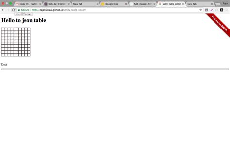 Image result for JSON Table Editor