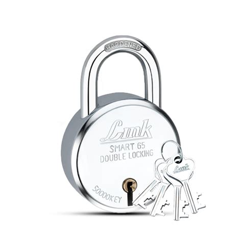 Link Smart 65mm Round Padlock – 7 Levers, Double Locking, Hardened ...
