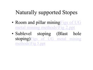 Image result for Overhand Stoping Mining Method