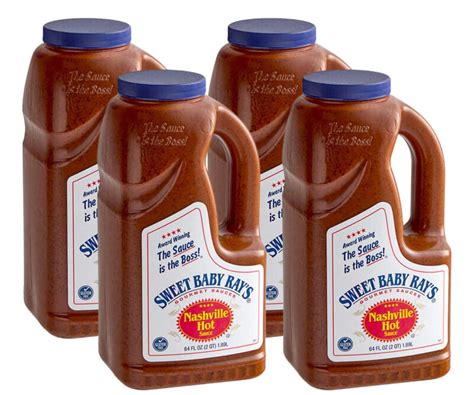 Sweet Baby Ray's Nashville Hot Sauce 0.5 Gallon - 4/Case | Fiery Flavor ...
