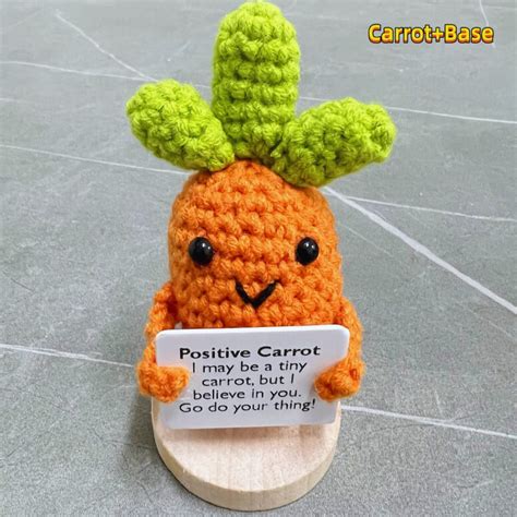 Buy Positive Potato Cheer up Gift Mental Health Gift Handmade Crochet ...