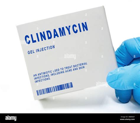 Clindamycin gel injection. An antibiotic used to treat bacterial infections, including acne and ...