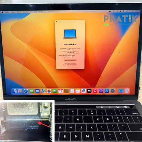 MacBook Pro (13-inch, 2017 – A1706) – tela com problema de flexgate ...