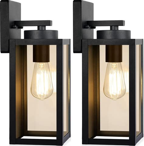 Latitude Run® Outdoor Wall Light Fixtures, Exterior Waterproof Lanterns ...