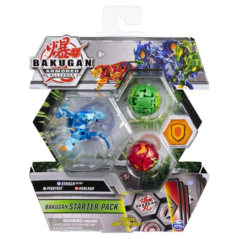 Buy Bakugan Starter Pack 3-Pack, Eenoch Ultra, Armored Alliance ...