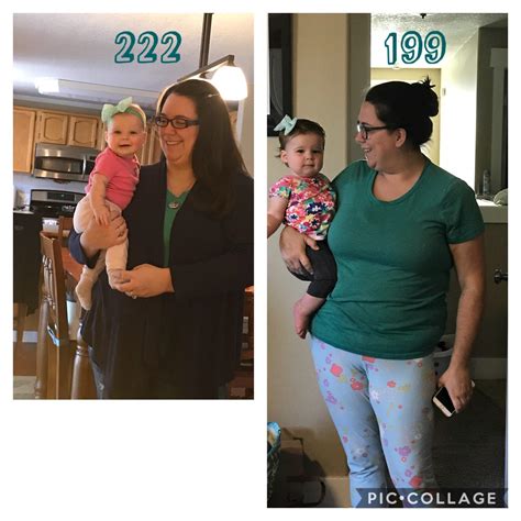 F/32/5’5” [222 lbs > 199 lbs = 23 lbs] 9 weeks of CICO. This is the ...