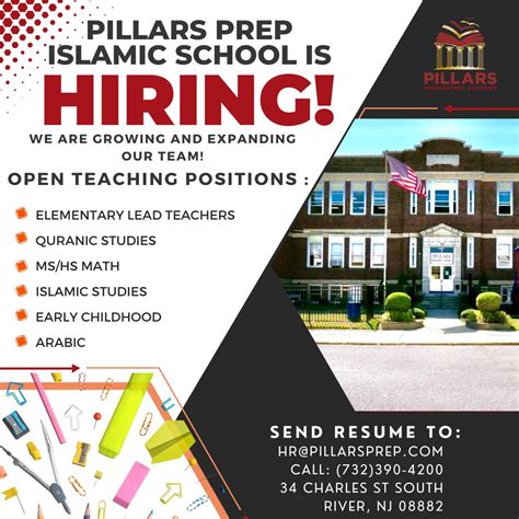 Pillars Preparatory Academy | 📢 WE’RE HIRING! Pillars Preparatory ...