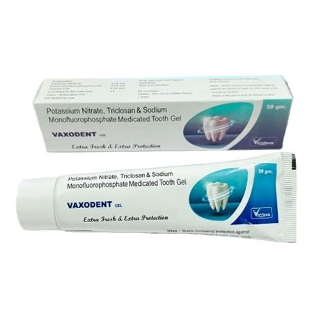 Vaxodent Tooth Gel Vaxova Drugs Pvt Ltd
