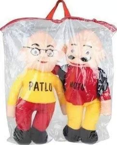 Grabdeal Motu Patlu Soft Toy for Kids, Motu Patlu Soft Toy in Beg ...