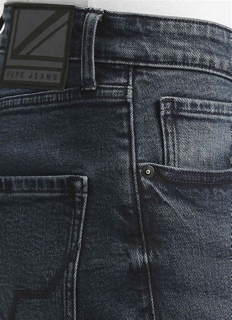 Holborne Dark Blue Mid Rise Straight Fit Jeans | Pepe Jeans India