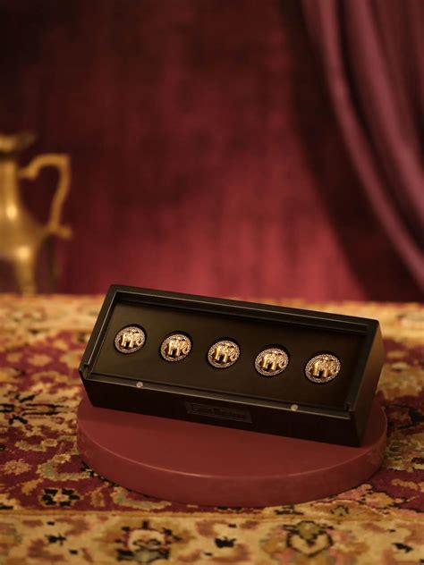 The Regal Elephant Buttons - Buy Buttons for Men from Cosa Nostraa