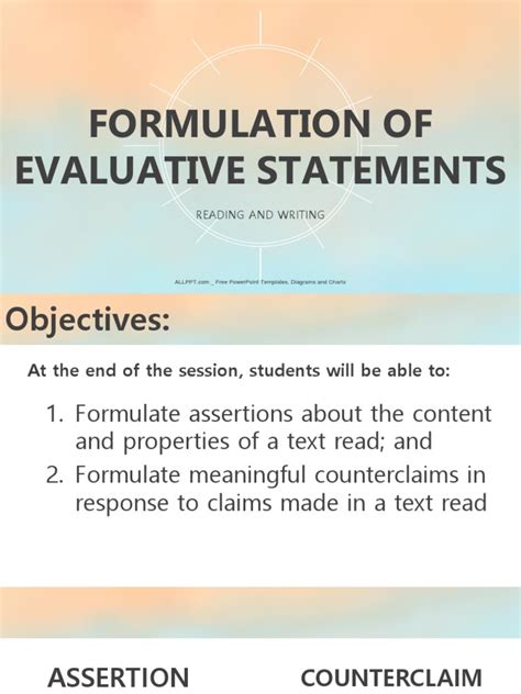 Image result for How to Write Evaluative Statements