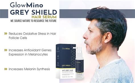 Buy Glow Mino Anti Grey Hair Serum - Enriched with ARCOLYS, Fenugreek ...
