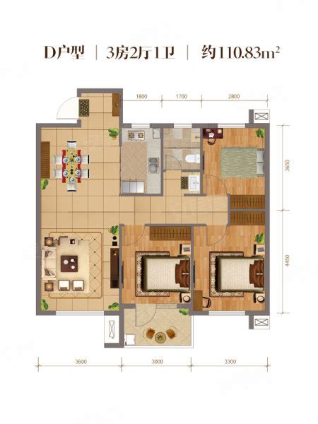 鸿印里145平户型，鸿印里3室2厅3卫2厨约145.00平米户型图，朝南朝向 - 上海安居客