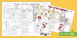 Year of the Rabbit Activity Mat (Kindergarten/Foundation)