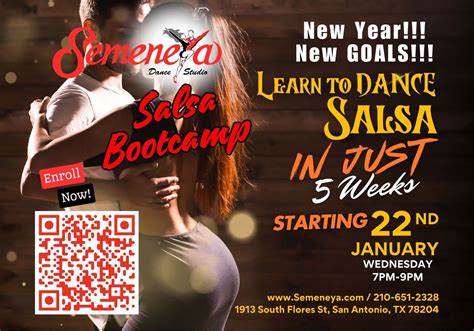 Learn How to DANCE SALSA in JUST 5 Weeks - SEMENEYA SALSA BOOTCAMP ...