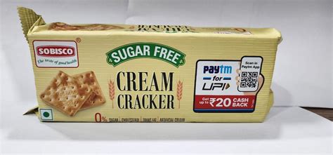 SOBISCO Cream Cracker Sugar Free Nutritional Biscuits (235g) (Pack of 7 ...