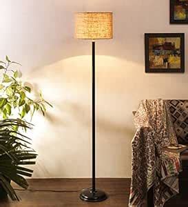 Devansh Beige Jute Floor lamp : Amazon.in: Home & Kitchen