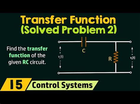 Transfer Function (Solved Problem 2) Video Lecture - Crash Course for ...