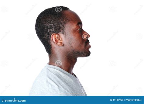 Side View Portrait Of African Man Stock Photo - Image: 41119969