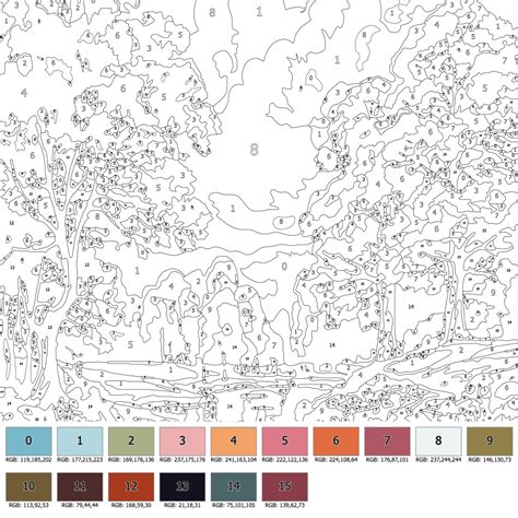 Color by Number for Adult, Paint by Number Printable, Beauty ...