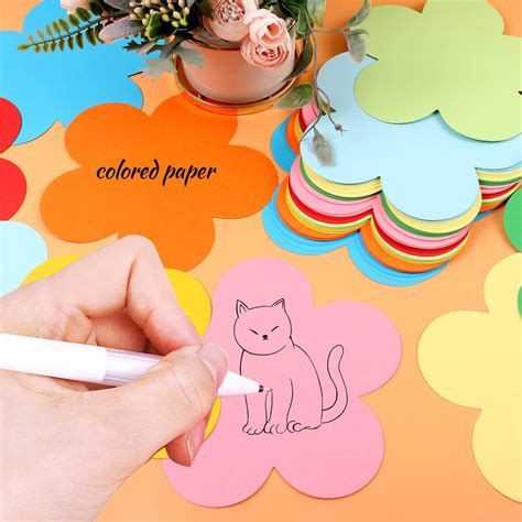 MAMUNU 72 PCS Large Flower Cutouts Paper, Assorted 9 India | Ubuy