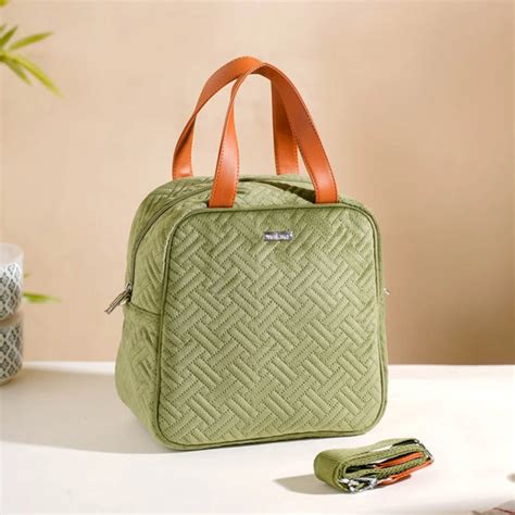Thermal Insulated Travel Lunch Bag Green Online - Premium Lunch Bag ...