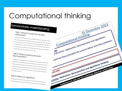 Image result for Computational Thinking GCSE Computer Science