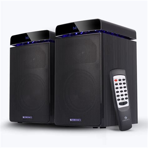 Zebronics BT4848RUCF 2.0 Bookshelf speaker - 80W, LED, Bass