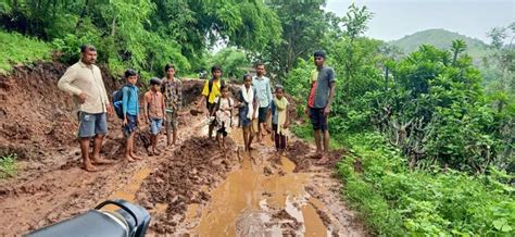 Villagers are worried as the condition of the dirt road in Kukarda ...