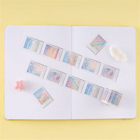Tsuki 'Rainbow Wishes' Limited Edition Holographic Bullet Journal Set ...