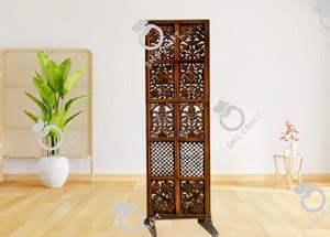 PPJ CRAFT Wooden Room Partition Wooden Room Dividers With STANDS. Solid ...