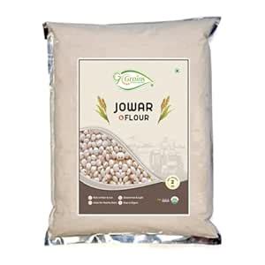 Organic White Sorghum Flour (1Kg)/white Cholam/jovar/jonna/jola For ...