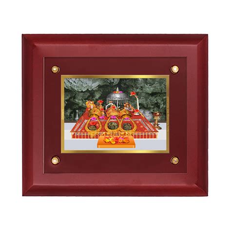 DIVINITI Mata Ka Darbar-2 Gold-Plated Wall Photo Frame| MDF 2.5 Wooden ...