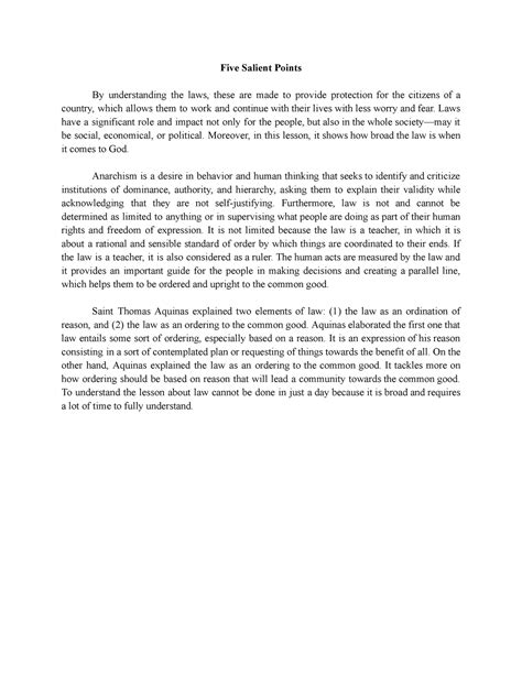 Five Salient Points - Theology 1 - Five Salient Points By understanding ...