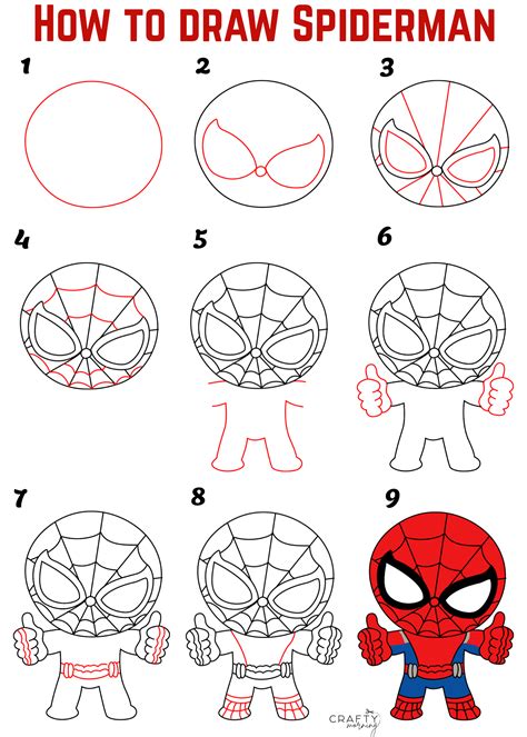 Spider Man Easy Drawing Easy