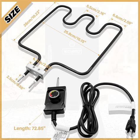 Buy Electric Smoker and Grill Heating Element for Masterbuilt,1500 Watt ...