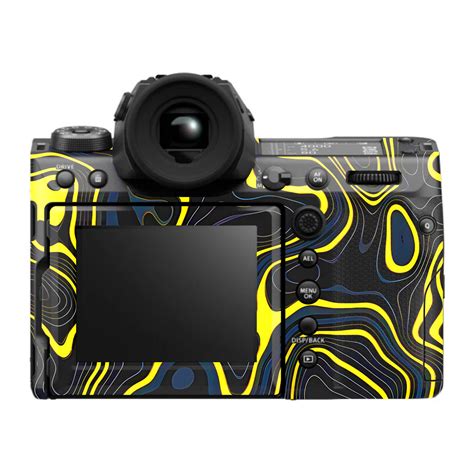 Neon Lava Contours FujiFilm GFX 100S II Camera Skin