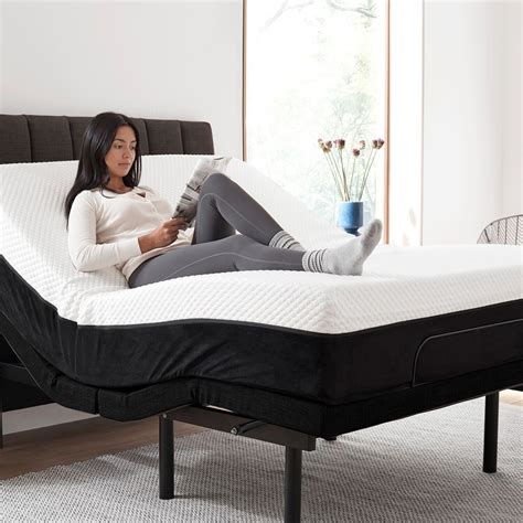 Buy Adjustable Massage Bed Frame Base & Optional Mattress, Remote, USB ...