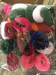 Buy World Zone Enterprises Girl's Mini Elastic Soft Rubber Hair Bands ...