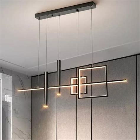 Jual Lampu Hias Gantung Modern Minimalis LED Linear Meja Makan VJD 8673 ...