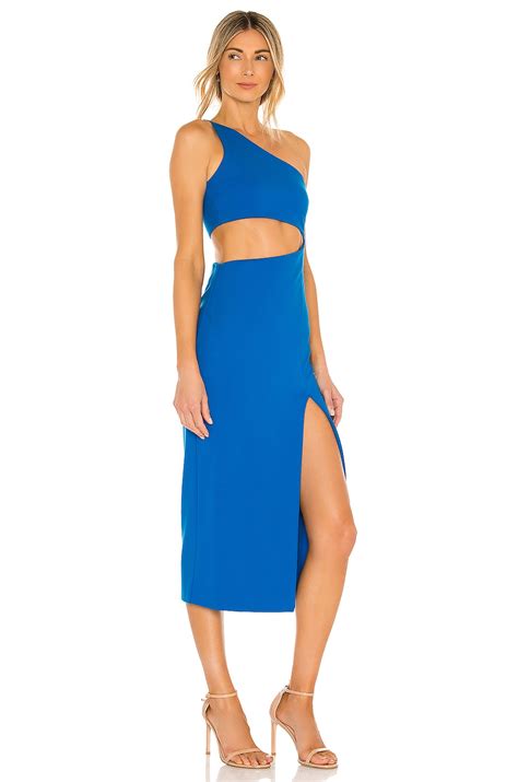 NBD Kody Cutout Midi Dress in Blueberry | REVOLVE