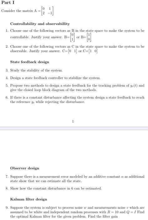 Image result for Controllability Matrix Sample