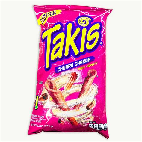 Takis Churro Charge Cinnamon Sugar Tortilla Chips 9.9oz – Noble Crunch