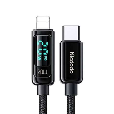 Mcdodo PD 20W USB-C To Lightning Digital Display pro Cable, in Charger ...